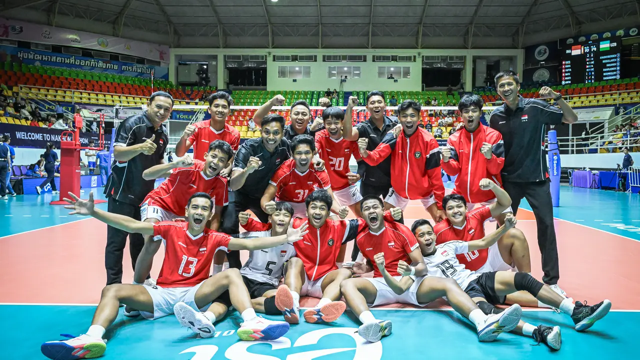 Timnas Voli Indonesia - Kejuaraan Voli Asia U-16 2025 - Bola Voli