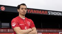 Ilias Alhaft saat masih bermain untuk Almere City. (Dokumentasi Almere City)