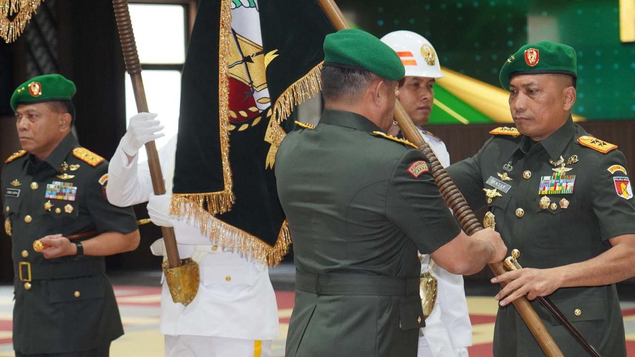 FOTO: Kasad Pimpin Pengalihan Komando Enam Kodam Baru