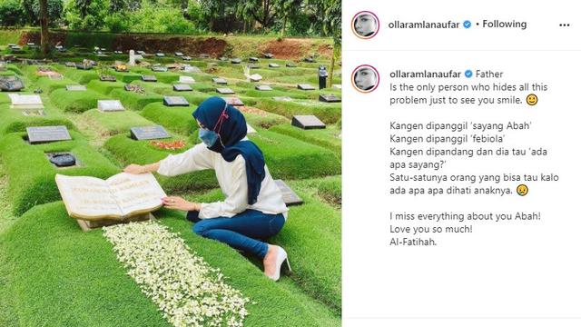 Olla Ramlan (Foto: Instagram/@ollaramlanaufar)