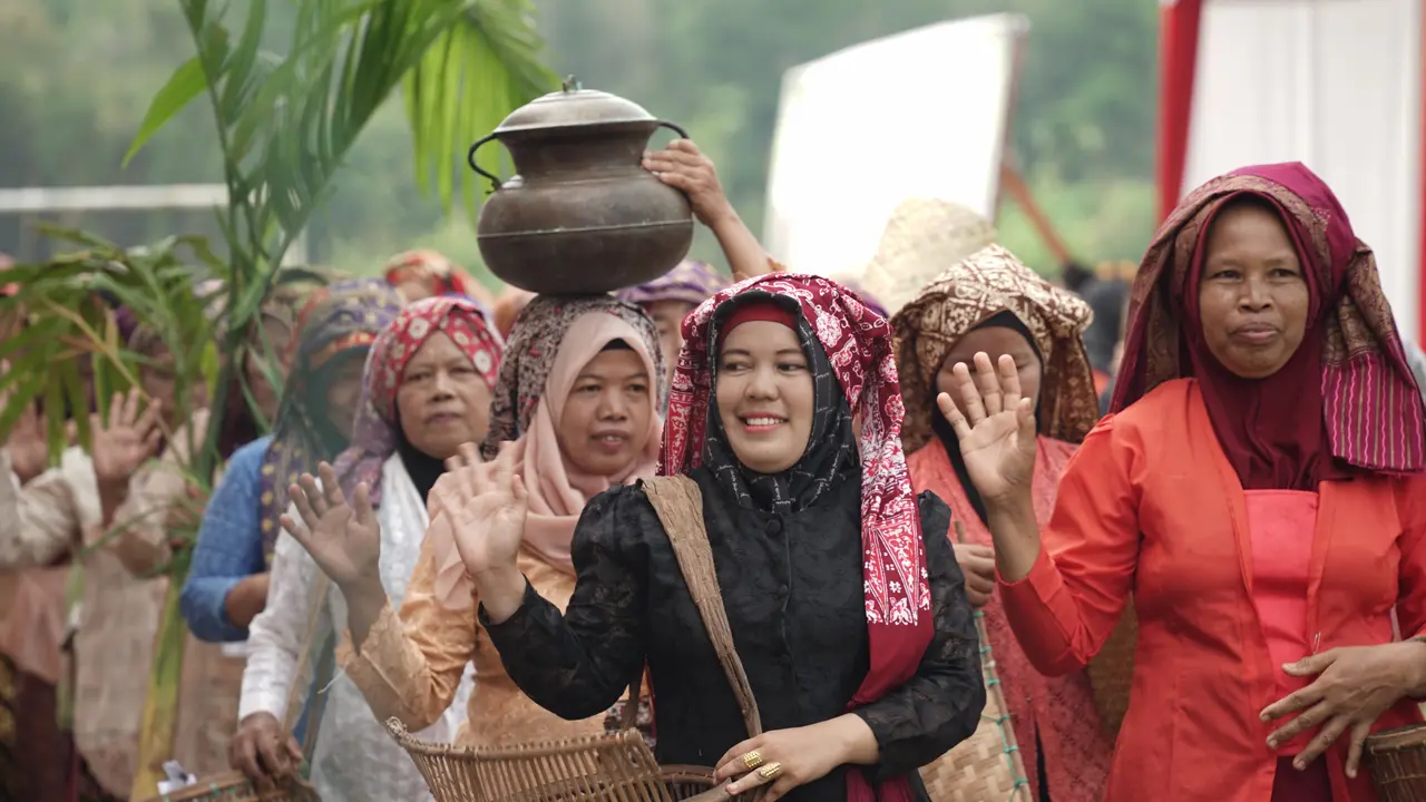 Festival Sidang Balai Panjang Tanah Periuk yang merupakan bagian dari rangkaian Kenduri Swarnabhumi 2024 di Jambi.
