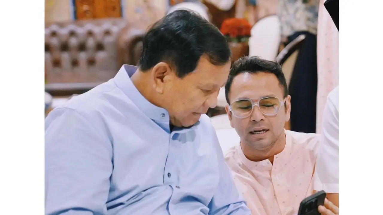 Raffi Ahmad dan Prabowo. (Foto: Dok. Instagram @prabowo.gibran2)