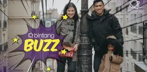 Momen kemesraan Dian Sastrowardoyo dan Maulana Indraguna