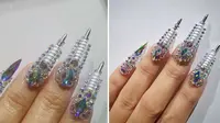 Seorang seniman nail art membuat terobosan baru dengan menggunakan pulpen pada karyanya (instagram.com/tonysnail)