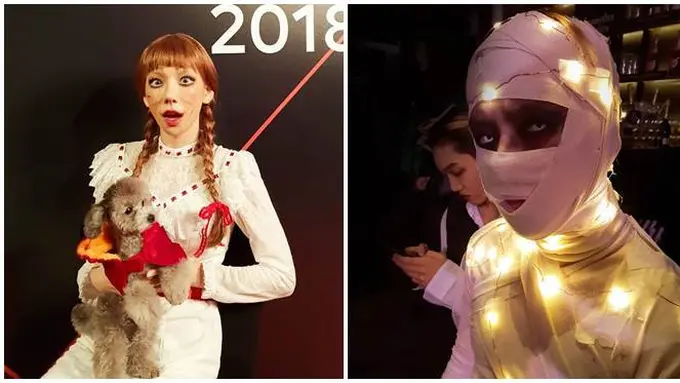 [Fimela] Kostum Halloween Artis Korea