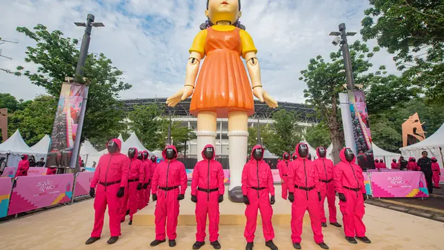 Gelora Bung Karno Jadi Arena Red Light Green Light Terpanjang di Asia untuk Sambut Squid Game 2 (Dok/Netflix Indonesia)