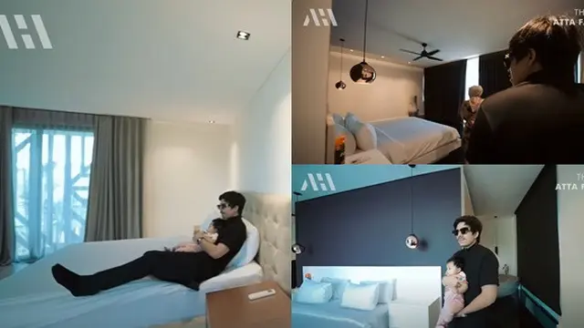 Villa yang ditempati Atta dan Aurel di Bali. (Foto: YouTube/AH)