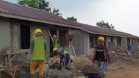 Kementerian PUPR melanjutkan pembangunan tahap II hunian tetap (huntap) untuk warga yang terdampak gempa bumi Cianjur, Jawa Barat. Dalam pembangunan tahap II ini Direktorat Jenderal Perumahan siap membangun 151 unit rumah. (Dok Kementerian PUPR)
