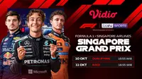Jadwal Formula 1 Singapore Airlines Singapore Grand Prix 2026: Qualifying dan Race Digelar Malam di Vidio