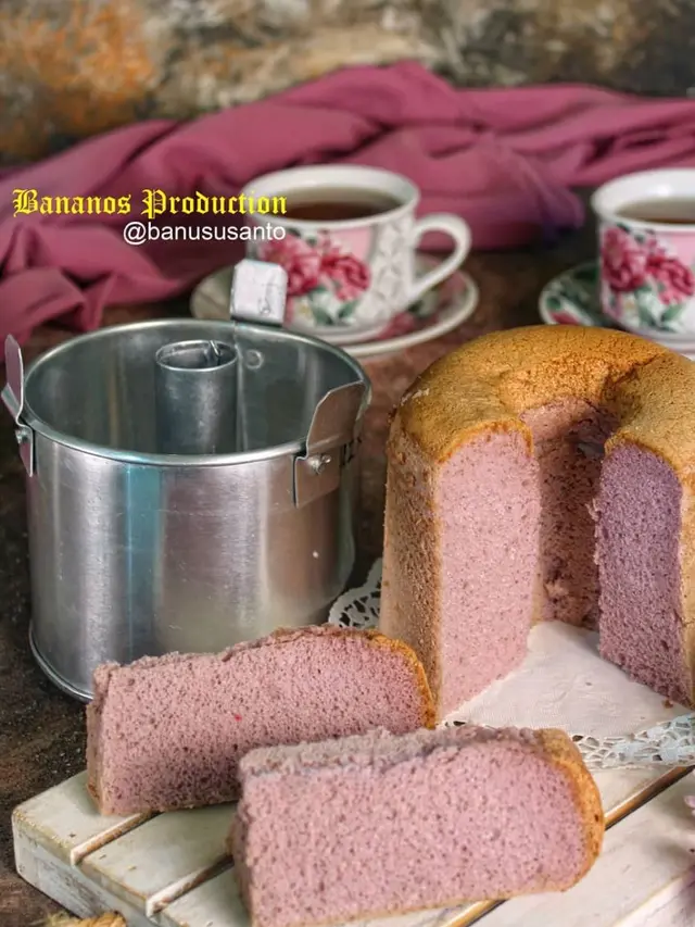 ilustrasi resep membuat kue praktis berbahan dasar taro yang enak/Instagram: @banususanto