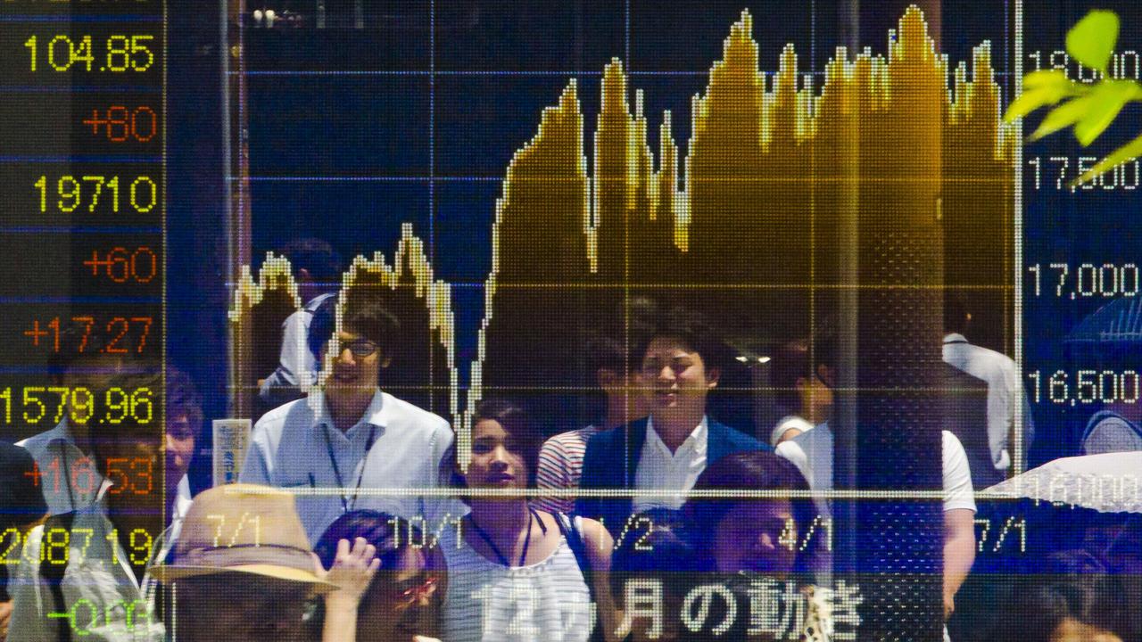 Ilustrasi bursa Asia