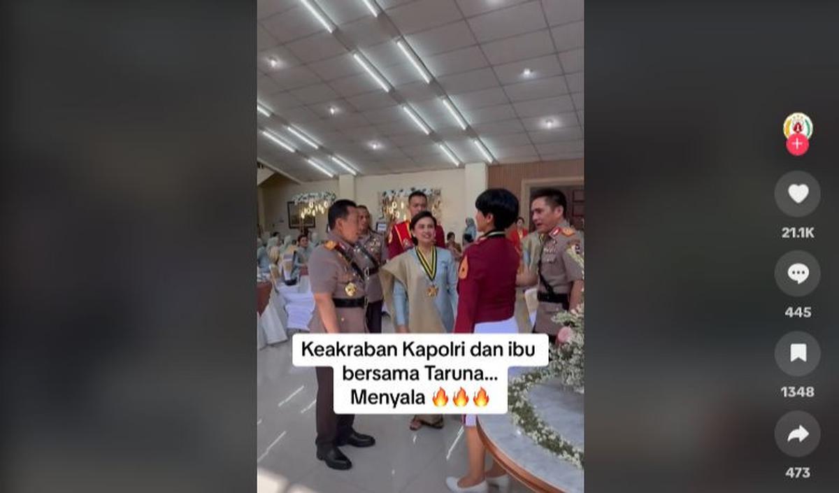 Fabiola juga tidak lupa memberikan salam hormat kepada Kapolri. <br>