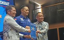 AHY Serahkan Surat Rekomendasi ke Herman Deru-Cik Ujang untuk Maju di Pilgub Sumsel