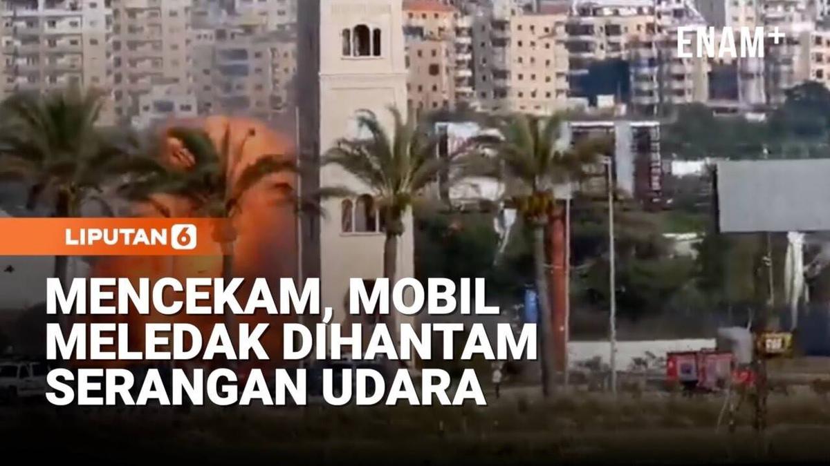 Mobil Dihantam Serangan Udara di Lebanon, 5 Orang 