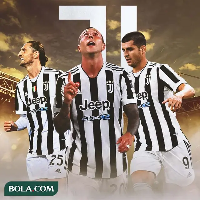 Juventus - Adrien Rabiot, Federico Bernardeschi, Alvaro Morata