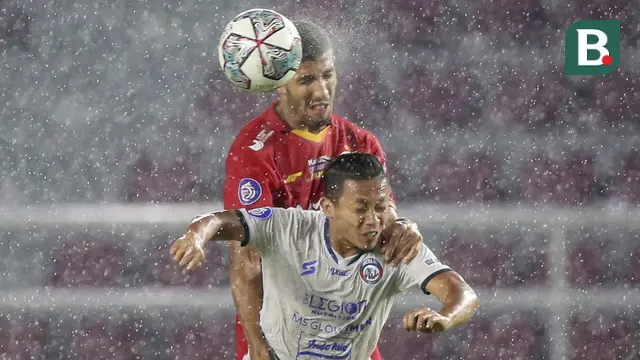 Foto: Telan Kekalahan Perdana, Persija Jakarta Ditumbangkan 10 Pemain Arema FC di BRI Liga 1