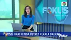 Fokus edisi (23/2) mengangkat beberapa pilihan topik sebagai berikut, Tebing 10 Meter di Jalur Perbukitan Longsor, Retret Kepala Daerah, Kader PDIP Belum Bergabung, Festival Busana Muslim.