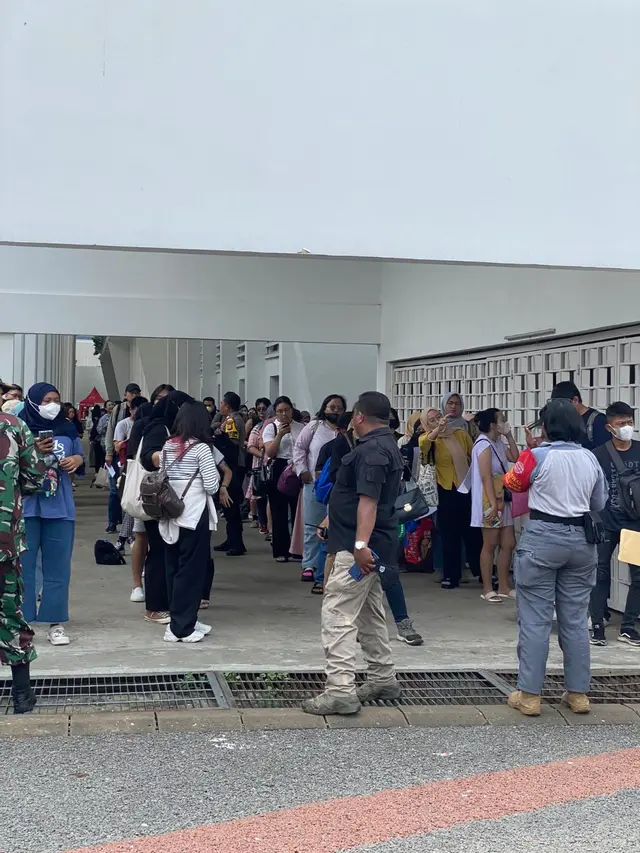 Kemeriahan menyambut kedatangan Kim Seon Ho di Jakarta, Indonesia. (Foto: Dok. Xoxo)