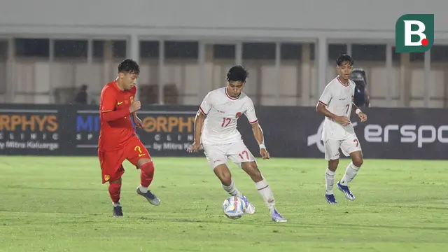 Timnas China U-20 vs Timnas Indonesia U-20: Laga Kedua Uji Coba Internasional