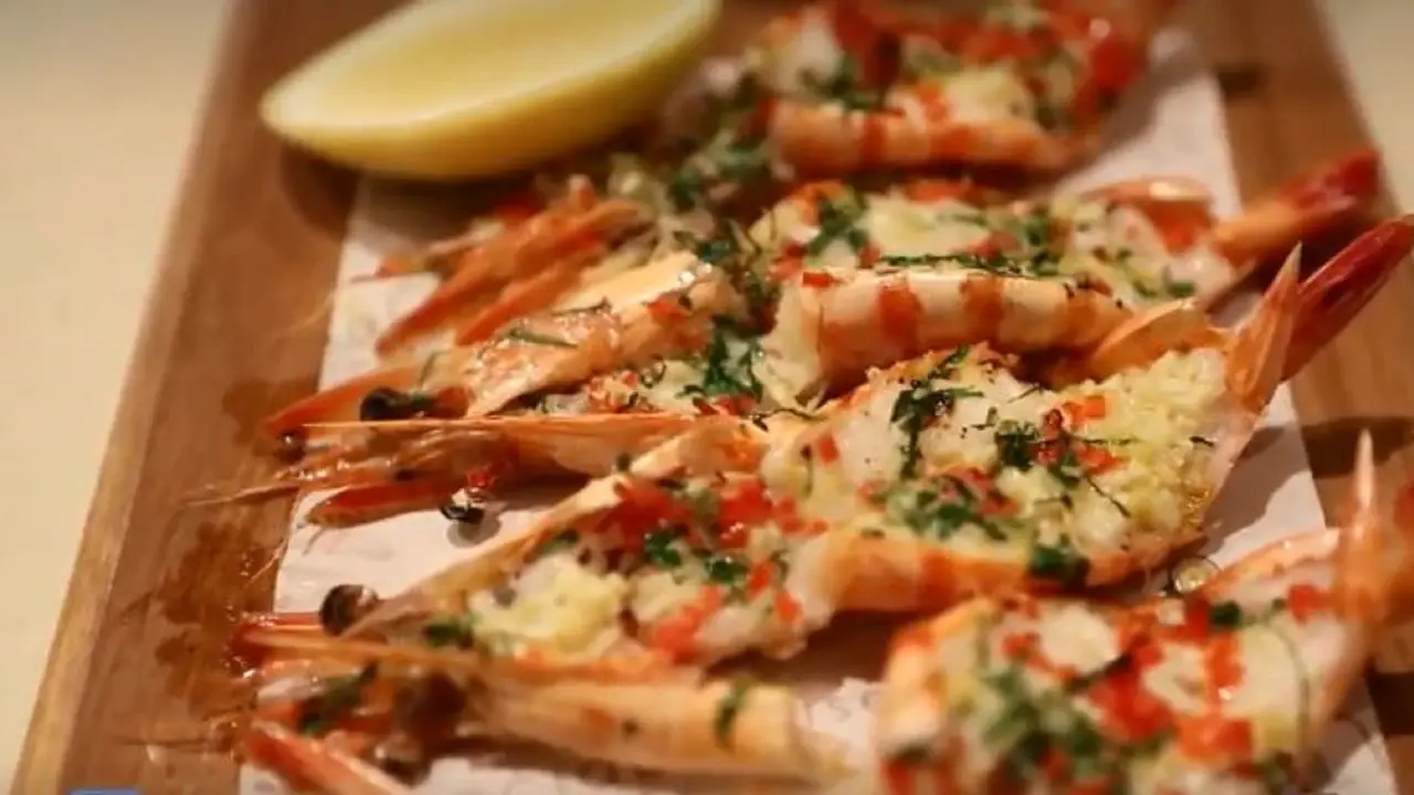 Udang panggang gamberoni