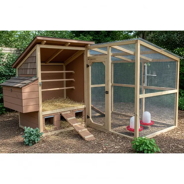 Model Kandang Ayam Petelur (Gemini AI)