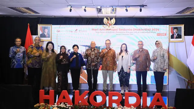 Ketua Dewan Komisioner OJK Mahendra Siregar dalam acara Hari Antikorupsi Sedunia (Hakordia) Tahun 2024. (Foto: OJK)