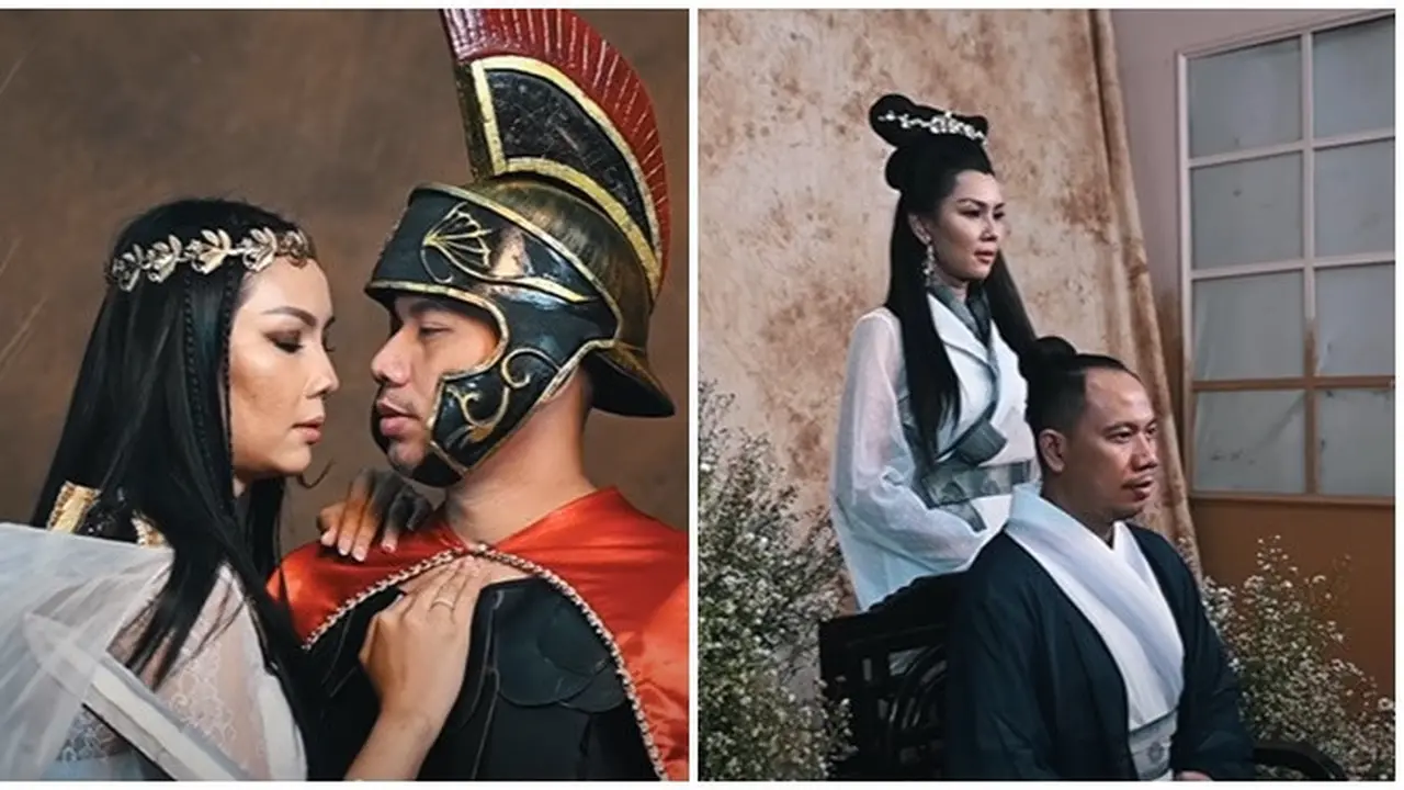 Bertema Gladiator, Ini 6 Momen Prewedding Vicky Prasetyo dan Kalina Ocktaranny