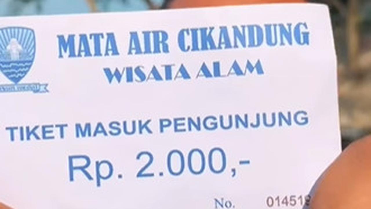 Tiket Mata Air Cikandung hanya Rp2 ribu per orang