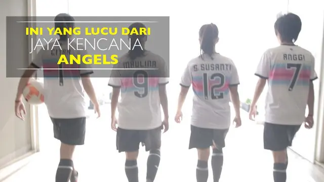 Video beberapa kisah lucu dari empat pemain futsal putri Jaya Kencana Angels saat berkunjung ke kantor Bola.com.