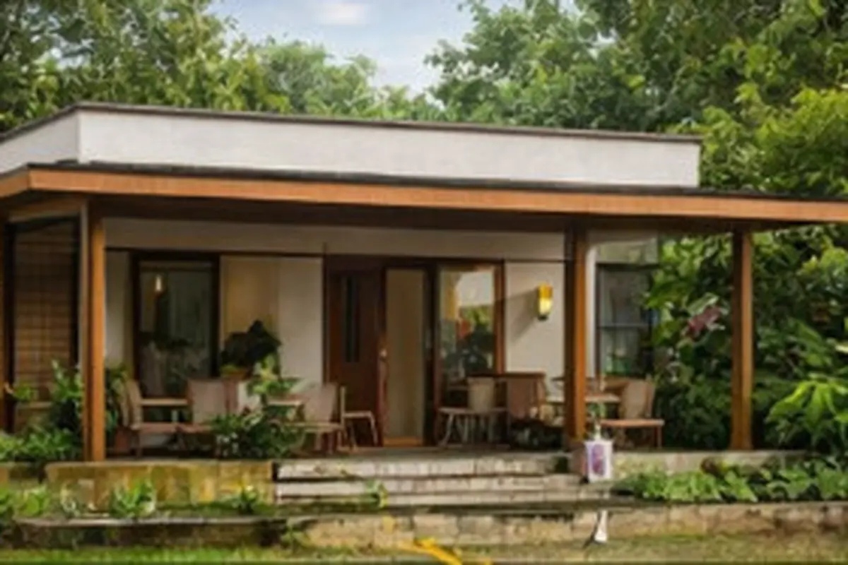 rumah atap datar