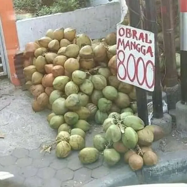 6 Tulisan Nama Buah Tak Sesuai dengan yang Dijual Ini Nyeleneh