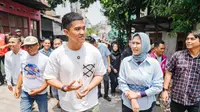 Kunjungi Perkampungan Pucang Sawit, Kaesang Kampanyekan Respati-Astrid