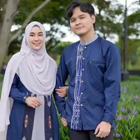 Model Baju Couple Keluarga dengan Hijab ala Anisa Rahma. (instagram/anisarahma_12)