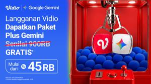 Dengan Langganan Vidio Bisa Akses Google Gemini Gratis