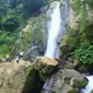 Indahnya panorama alam air terjun To Magelli di Kabupaten Barru, Sulsel (Liputa6.com/ Eka Hakim)
