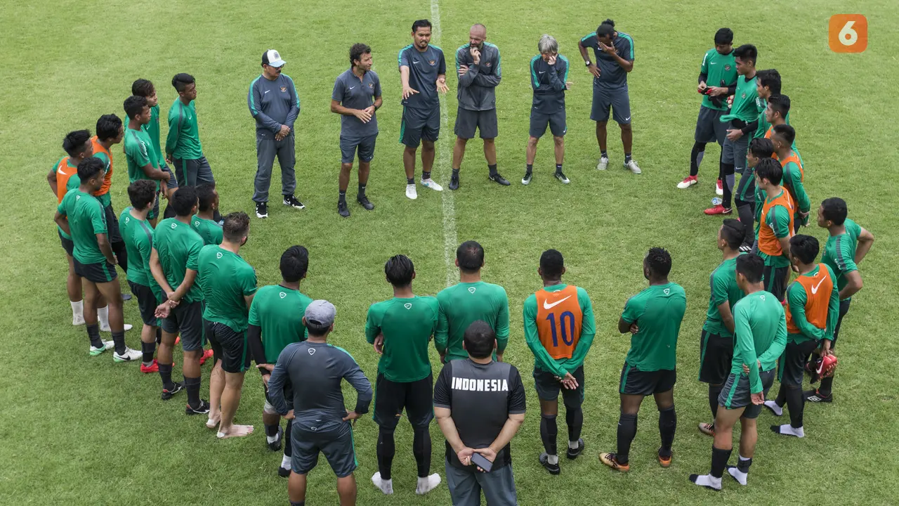 Latihan Timnas Indonesia U-23
