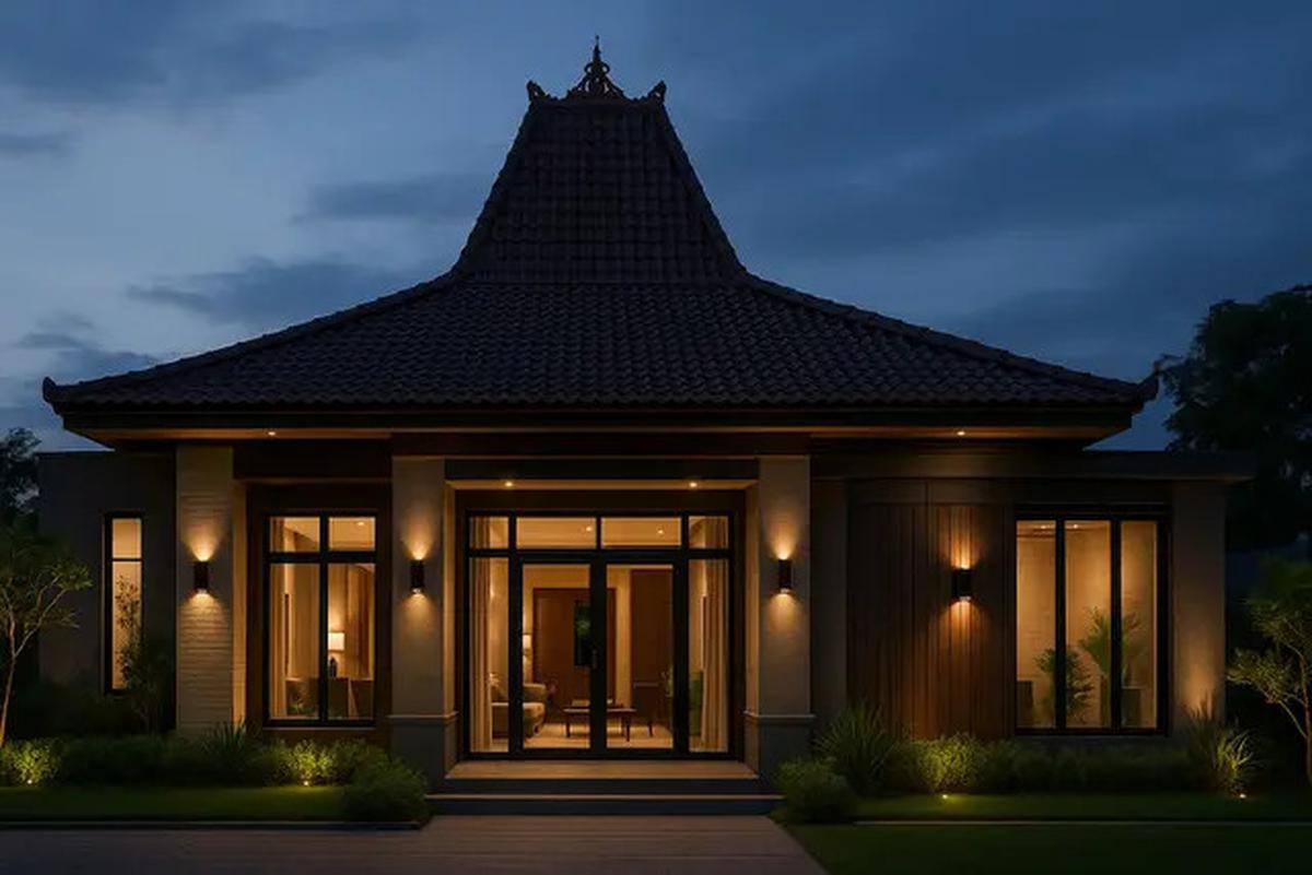 7 Model Rumah Joglo Modern Klasik 1 Lantai, Perpaduan Tradisi dan Kenyamanan Masa Kini