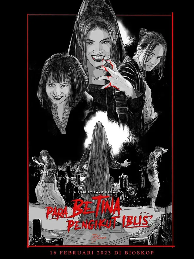 Poster film Para Betina Pengikut Iblis. (Foto: Dok. Falcon Black)