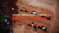 Jumlah kasus positif covid-19 di tanah air terus bertambah. Sebagian pasien covid-19 tak mampu bertahan hingga akhirnya meninggal dan dimakamkan di TPU yang lahannya semakin menyempit.
