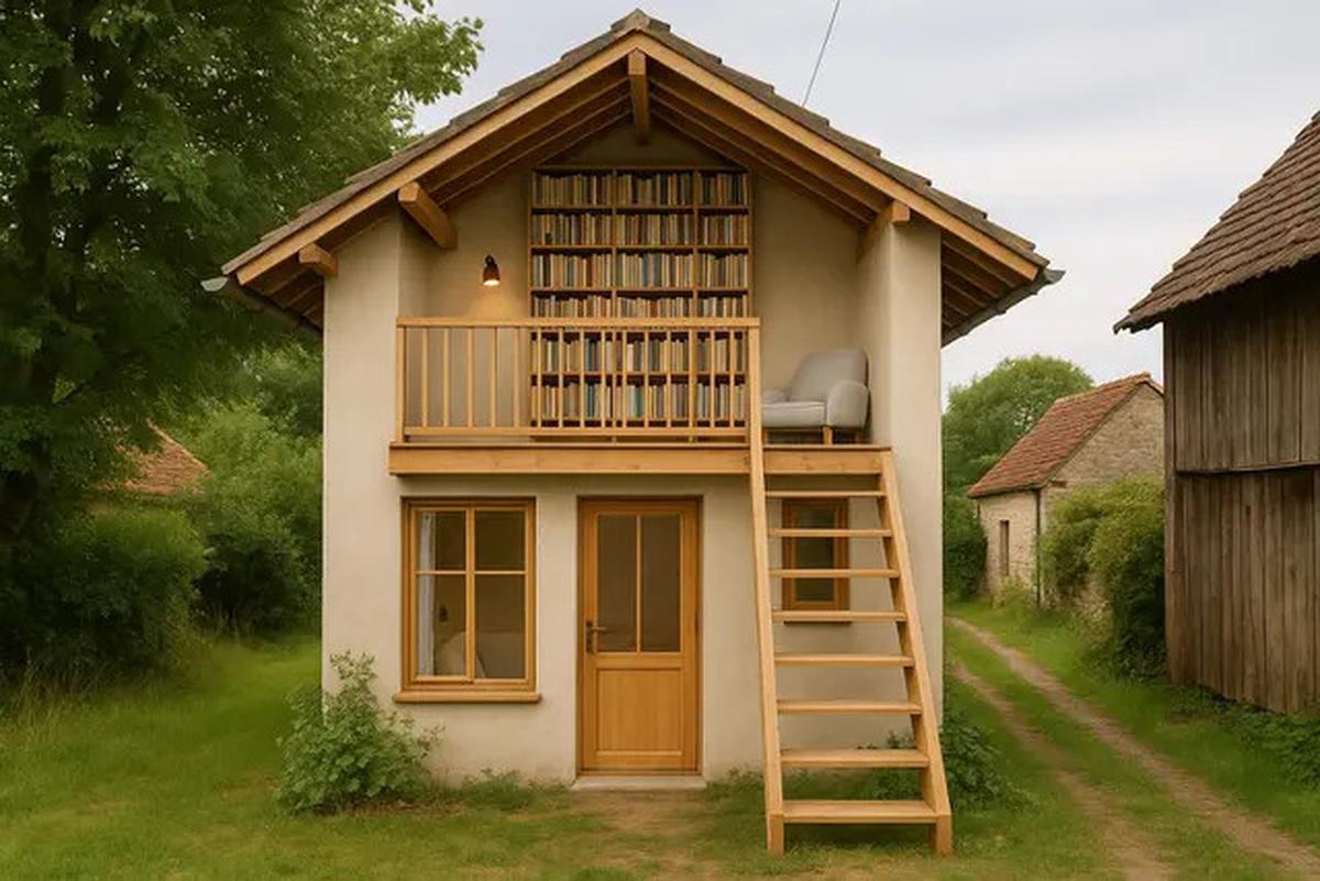 10 Model Rumah Mungil di Desa dengan Mezzanine Minimalis, Sudut Kecil Ini Auto Jadi Tempat Favorit