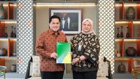 Erick Thohir Terima Manfaat JHT, Diakui Telah Menjadi Peserta Sejak Berkarier di Swasta