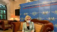 Dubes Rusia untuk Indonesia, Lyudmila Vorobieva.