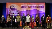 Rosan Perkasa Roeslani saat membuka secara resmi Muktamar Indonesian Muslim Society in America (IMSA) – Malaysian Islamic Student Group (MISG) (KBRI Washington D.C)