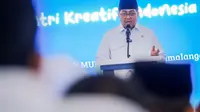 MenEkraf Teuku Riefky Ajak Santri Perangi Judi Online dan Kemiskinan  Lewat Konten Kreatif