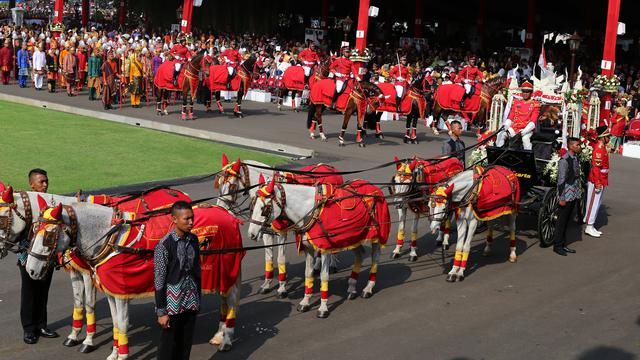 Upacara HUT RI di Istana