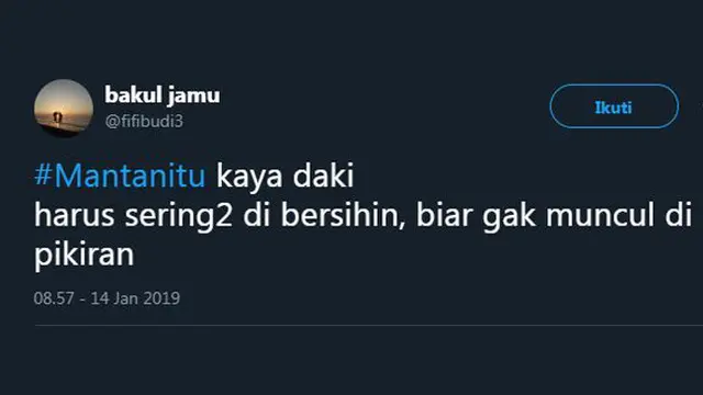 Deretan Twit Kocak 'Arti Mantan Pacar' ala Warganet, Ujungnya Bikin Baper