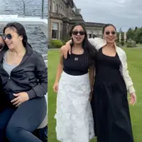 Sebelum sah jadi ibu dua anak, Nikita Willy dan Nona Willy tampil kompak saat liburan di Inggris. [@nonawilly16, tiktok.com/@nikitawillyofficial]