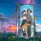 Poster film Suzume karya sutradara Makoto Shinkai. Dok: Twitter&nbsp;@suzume_tojimari