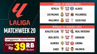 Link Siaran Langsung Liga Spanyol 2023/2024 Matchweek 18 di Vidio Pekan Ini. (Sumber: dok. vidio.com)