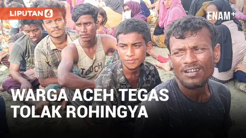 VIDEO: Ditolak, Imigran Rohingya Buka Tenda di Pantai